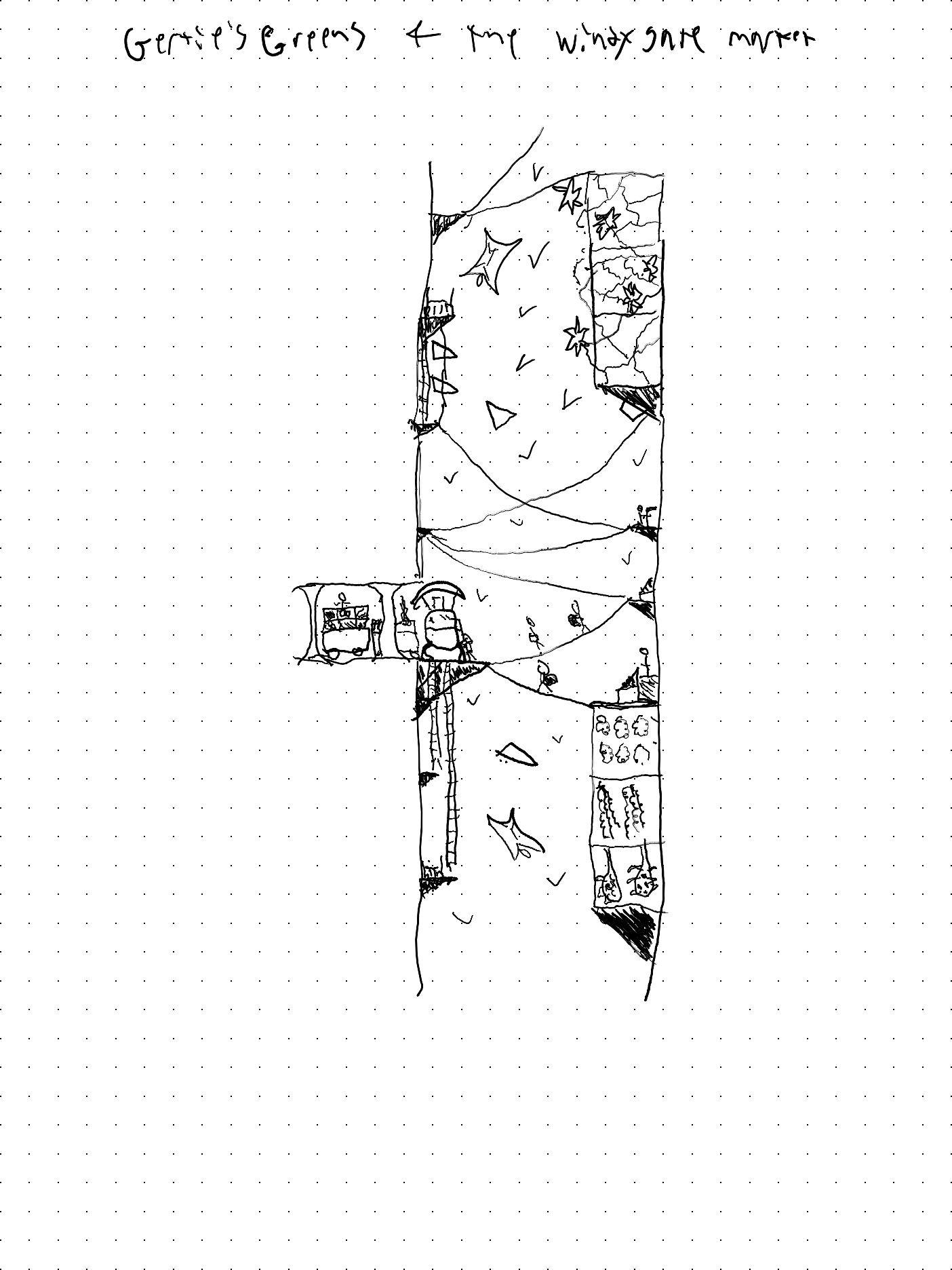 Gerties Greens side view